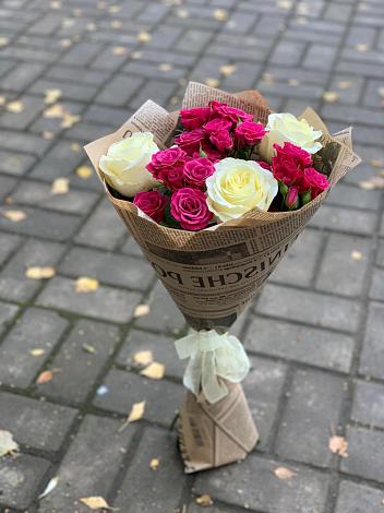 Букет цветов из: Розы в Полянском